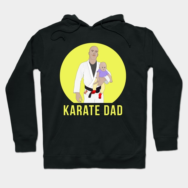 Karate Dad Hoodie by DiegoCarvalho